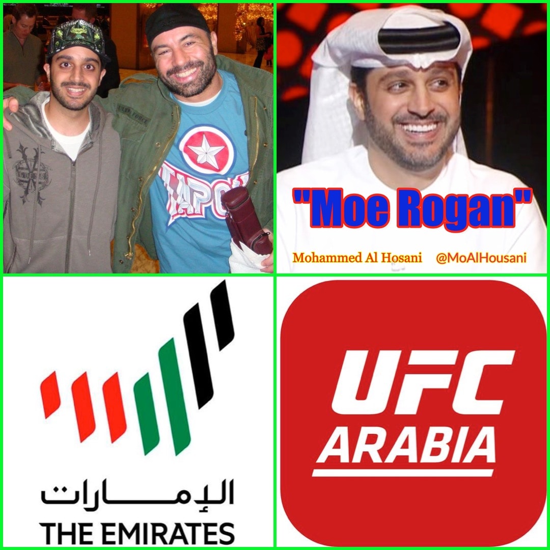 Joe Rogan & Moe Rogan UFC Arabia Fight Commentator